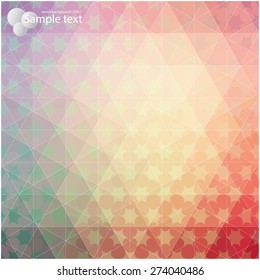 Vector geometric shapes. Colorful background. Texture for use in the design of brochures, booklets, banners and others.