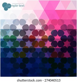 Vector geometric shapes. Colorful background. Texture for use in the design of brochures, booklets, banners and others.