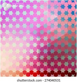 Vector geometric shapes. Colorful background. Texture for use in the design of brochures, booklets, banners and others.