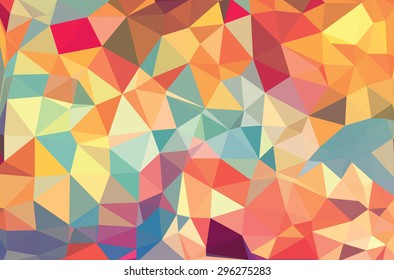 Vector geometric shapes. Colorful background. Texture for use in the design of brochures