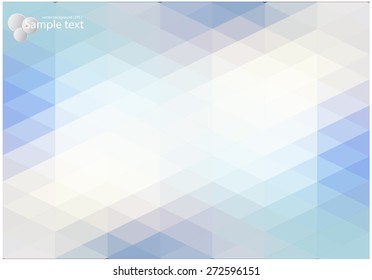 Vector geometric shapes. Colorful mosaic background.