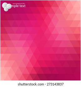 Vector geometric shapes. Colorful mosaic background.