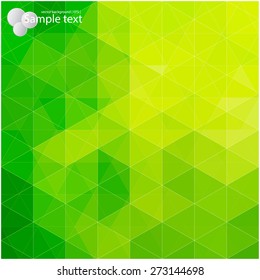 Vector geometric shapes. Colorful mosaic background.