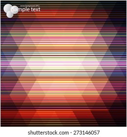 Vector geometric shapes. Colorful mosaic background.