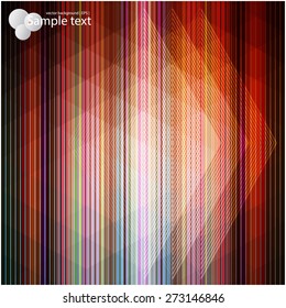Vector geometric shapes. Colorful mosaic background.