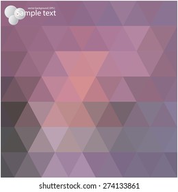 Vector geometric shapes. Colorful mosaic background.