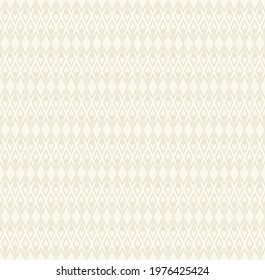 Vector geometric small line and vertical diamond shape seamless pattern with modern cream grey color background. Use for fabric, textile, interior decoration elements, wrapping.