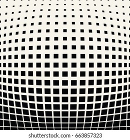vector geometric square halftone pattern background