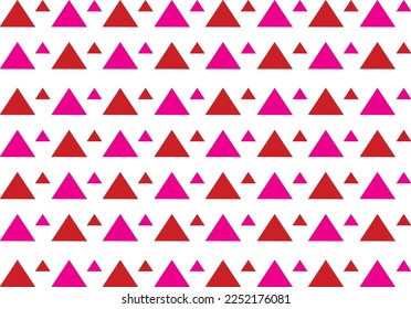 vector geometric striped fabric abstract pattern simple triangle red and pink  tribal ethnic traditional design for ikat background argyle gingham