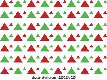 vector geometric striped fabric abstract pattern simple triangle red and green tribal ethnic traditional design for ikat background argyle gingham