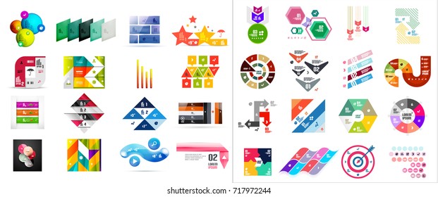 Vector geometric templates, mega collection