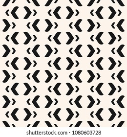 Vector geometric texture with curved arch shapes. Abstract modern black and white seamless pattern. Stylish minimalist monochrome background. Repeatable design for decor, textile, fabric, furniture