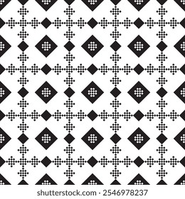 Vector geometric texture with rhombuses, squares. Abstract modern seamless pattern. Subtle dark monochrome background. Design for decoration, package, textile, upholstery, covers, digital, web