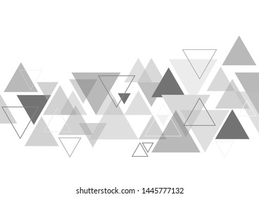 vector geometric triangle graphic background.