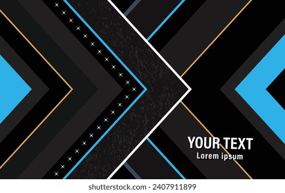 vector geometric triangular abstract background with grunge texture horizontal 