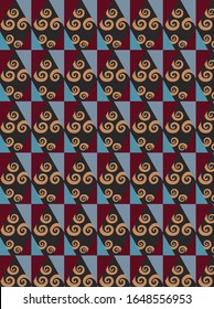 Vector geometric Tribal Ethnic repeat Pattern