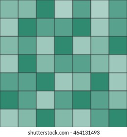 Vector geometric turquoise tile. Seamless pattern texture background and wallpaper.