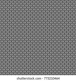Vector geometric white, gray and black flat seamless pattern.
