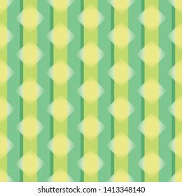 Vector geometric yellow green diamonds and stripes seamless pattern background. Perfect for wallpaper, scrapbooking, invitations, or fabric application.