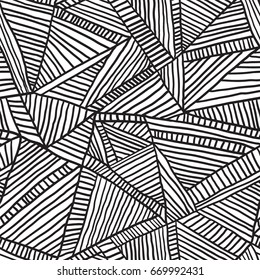 vector geometrical abstract seamless pattern