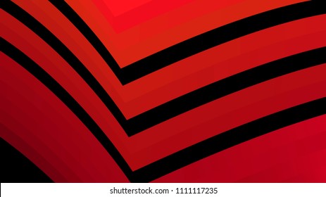 Vector geometrical abstraction of three black stripes on a red background solemn and funeral concept memory of heroes of veterans soldiers