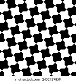 vector of geometrical hound stooth seamless pattern. Vintage abstract geometric repeating patterns.