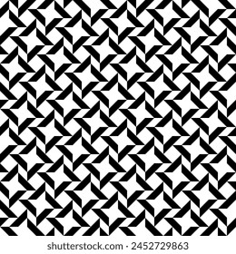 vector of geometrical hound stooth seamless pattern. Vintage abstract geometric repeating patterns.