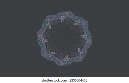 Vector geometrical icon  illustration isolated on gray background