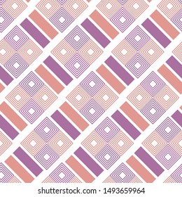 Vector geometrical square boxes and lines seamless pattern background