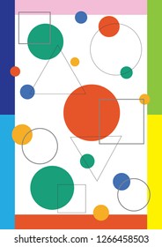 Vector geometry abstract patterns. 