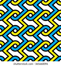 Vector geometry abstract seamless pattern background