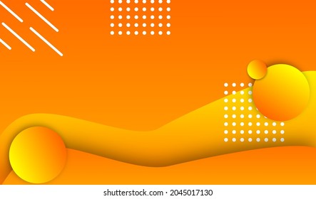 vector geometry background, Abstract background. orange