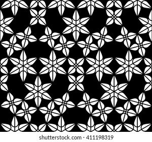 Vector geometry floral pattern.  creative art deco.hipster fashion print.