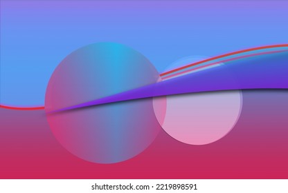 vector geometry with gradient color background, wallpaper, banner, card, template and copy space area