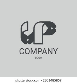 Vector geometry logo for business