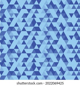 vector geometry triangles blue and cyan