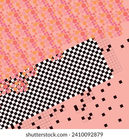 Vector geormetric pattern. Shape design.  Scarf, textile, style, textile and fashion background design. 