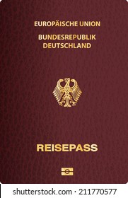 Vector German Passport Cover