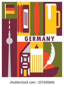 Vector Germany background