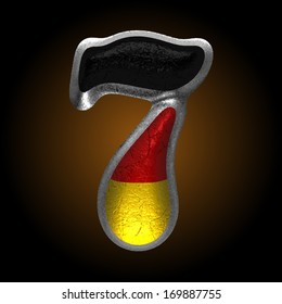 Vector Germany metal figure