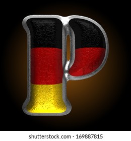 Vector Germany metal figure