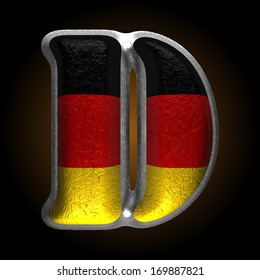 Vector Germany metal figure