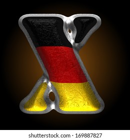 Vector Germany metal figure