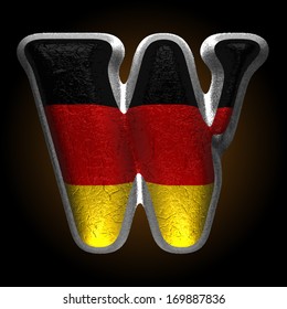 Vector Germany metal figure