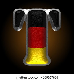 Vector Germany metal figure