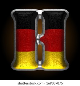Vector Germany metal figure