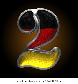 Vector Germany metal figure