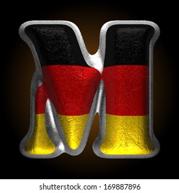 Vector Germany metal figure