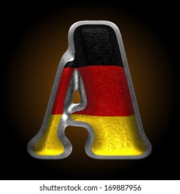 Vector Germany metal figure