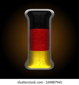 Vector Germany metal figure
